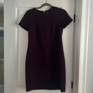 Calvin Klein size 4 aubergine business shift dress